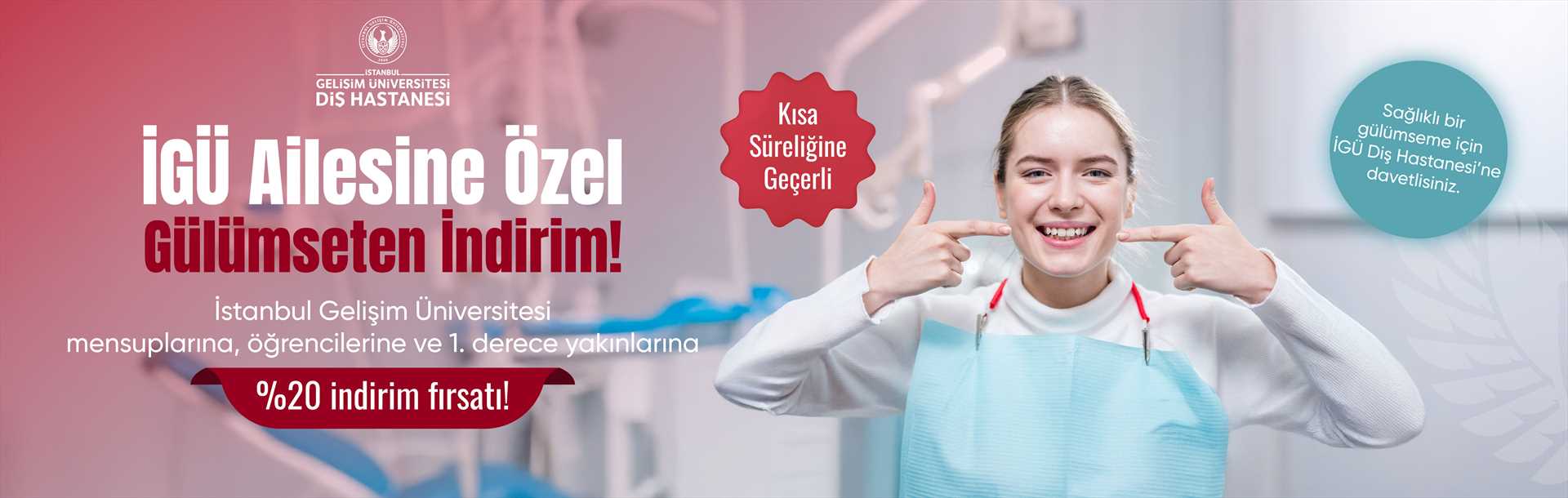 Diş igü ailesine indirim