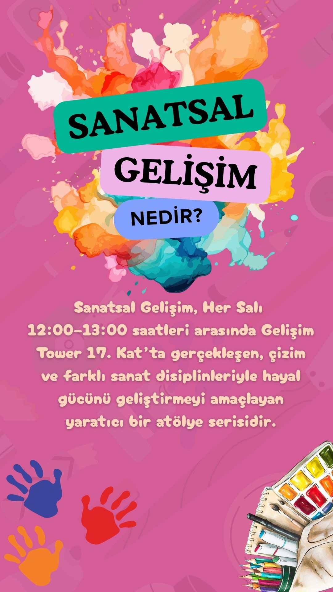 Sanatsal Gelişim Nedir Afiş
