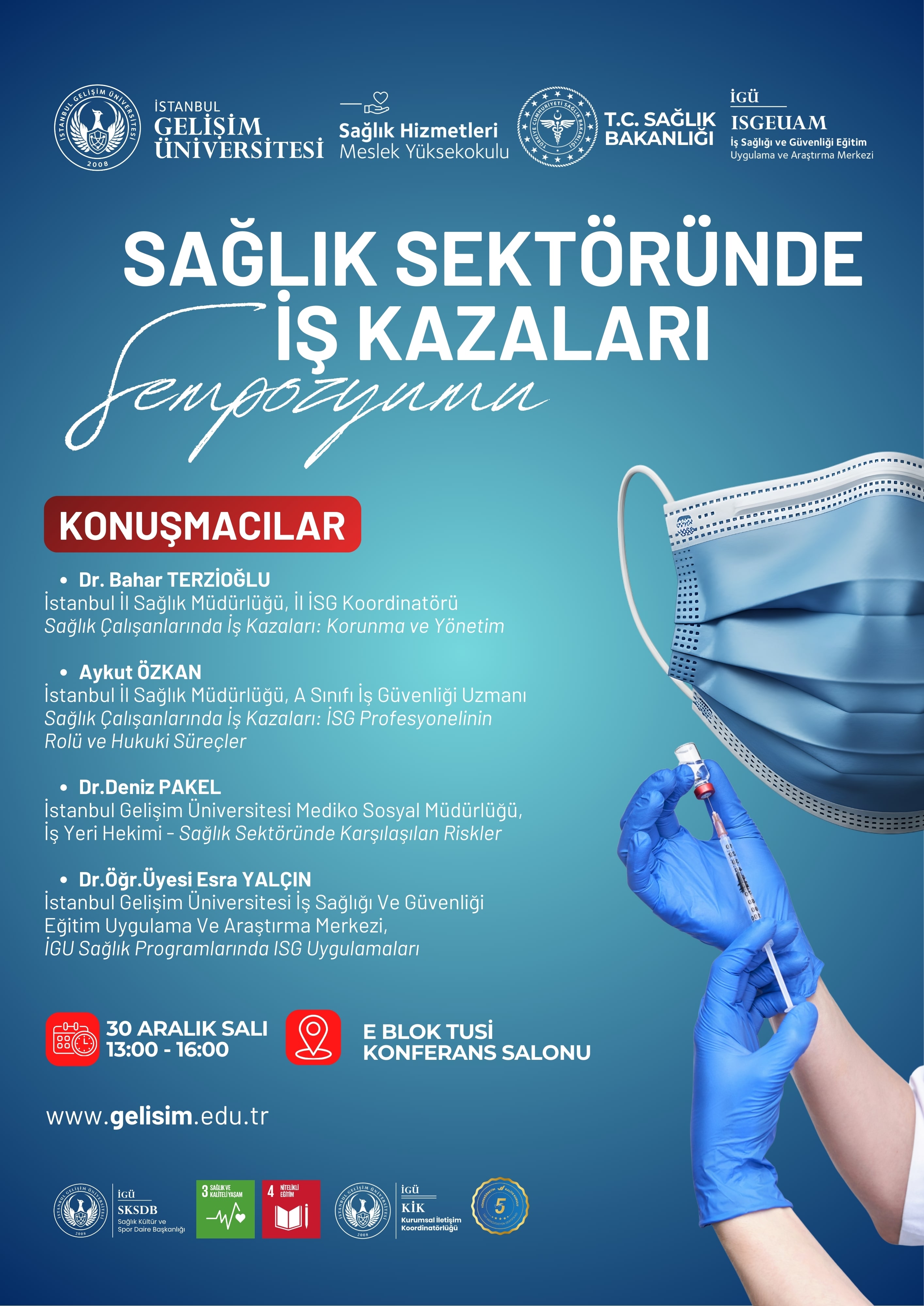 Sağlık Sektöründe İş Kazaları Sempozyumu