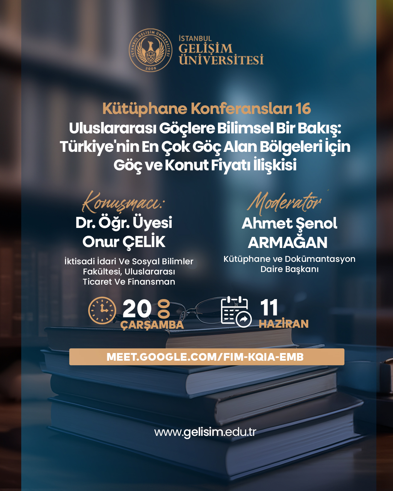Kütüphane Konferansları 16: "Uluslararası Göçlere Bilimsel Bir Bakış: 
