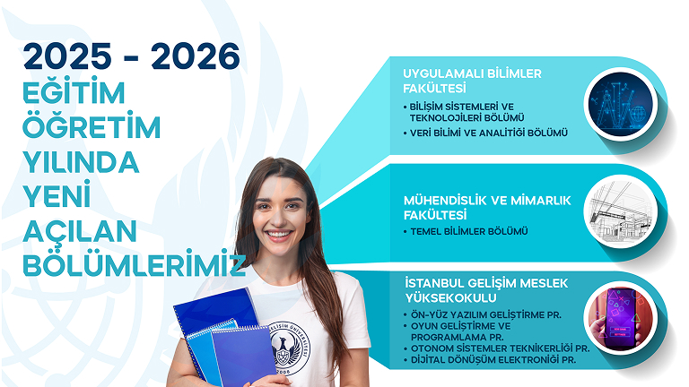İGÜ, yeni açılacak bölüm ve programları duyurdu!