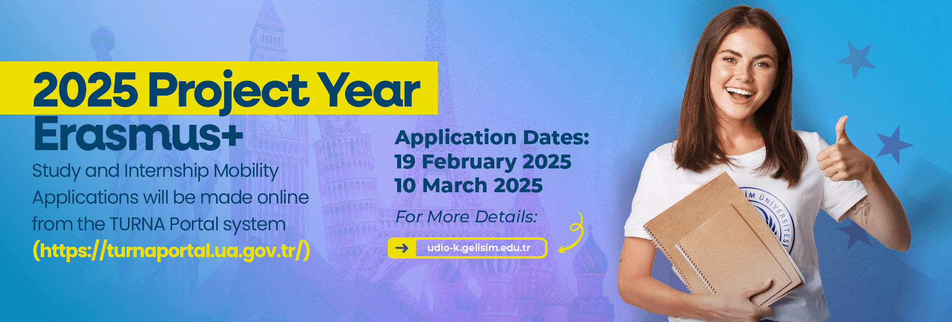 2025 Project Year Erasmus+ Student Mobility Applications