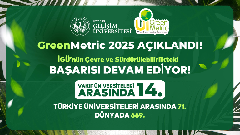Greenmetric 2025 Sonuçları Açıklandı: İGÜ’nün Çevre Ve Sürdürülebilirlikteki Başarısı Devam Ediyor