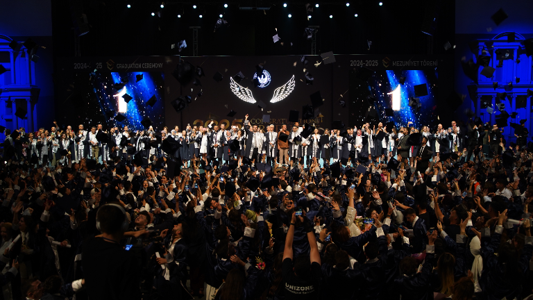 Graduation Joy at Istanbul Gelisim University: 2024-2025 Academic Year Graduation Ceremony Held
