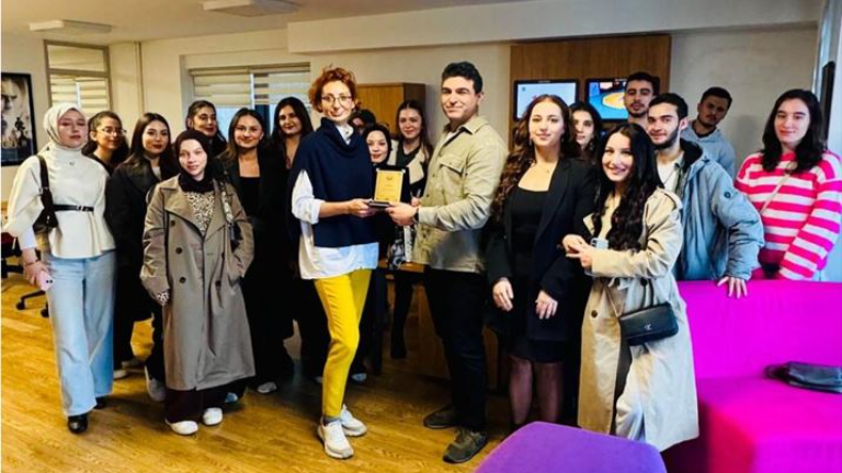 Visit to Modyo TV by Istanbul Gelisim University Public Relations and Publicity Students