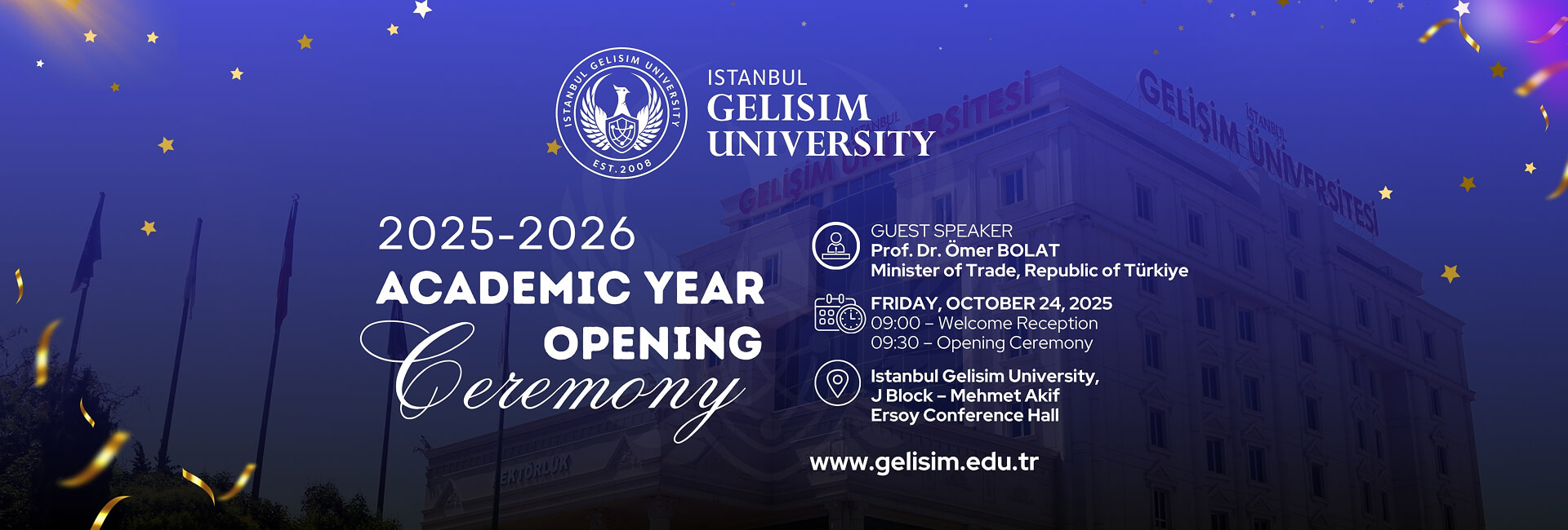 akademik yılı açılış en 2025