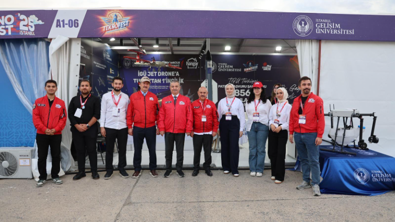 IGU Rector Prof. Bahri Şahin Meets with Düzce University Rector Prof. Nedim Sözbir at TEKNOFEST 2025