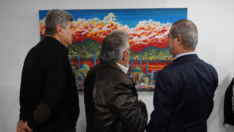 Painter Bilgin Çelik’s “Cosmic Journey” Exhibition Opened at Istanbul Gelişim Art Gallery
