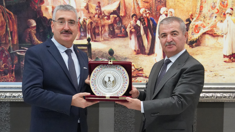 Namık Kemal Üniversitesi Rektörü Prof. Dr. Mümin Şahin’den İGÜ’ye Ziyaret