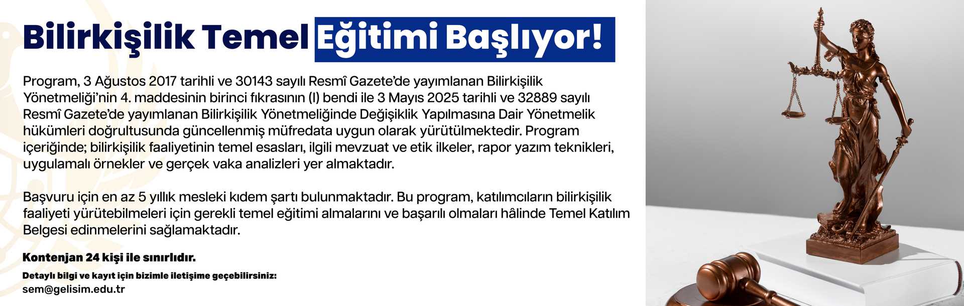 Bilirkişilik Temel Eğitimi