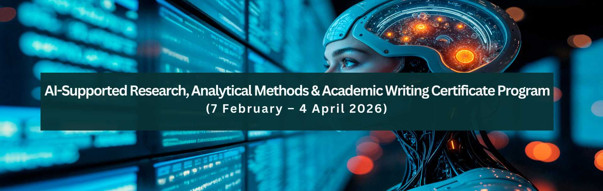 AI-Supported Research, Analytical Methods & Academic Writing Certificate Program