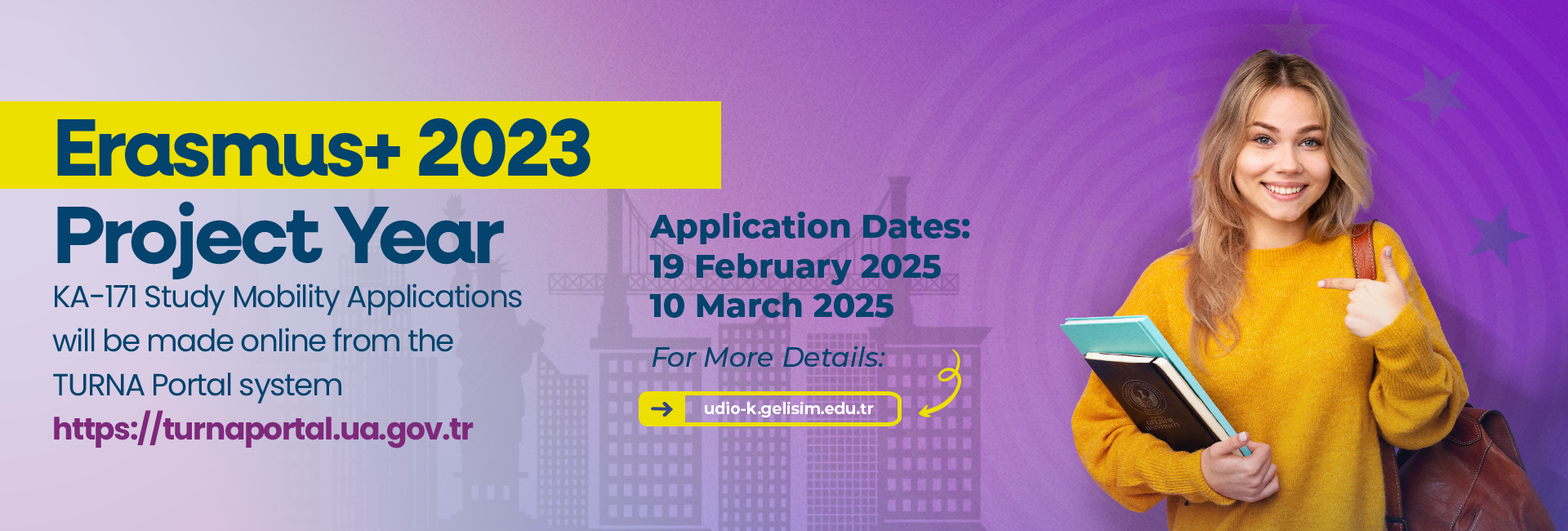 2023 Contract Period Applications for Erasmus+ KA-171 Student Mobility for Studies