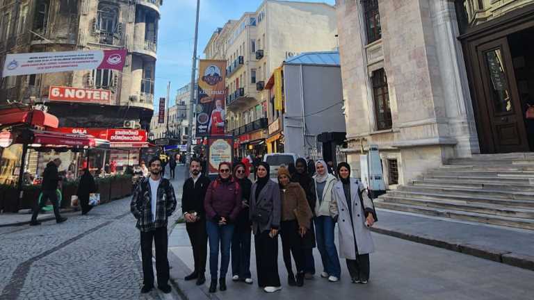 Cultural Heritage Management dersleri kapsamında Sirkeci'de teknik gezi