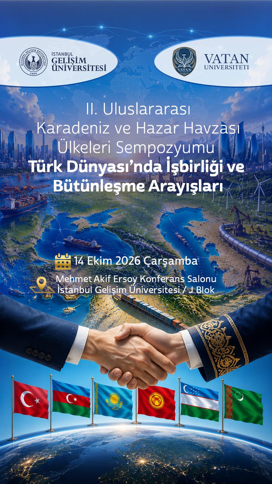 2. ULUSLARARASI KARADENİZ VE HAZAR HAVZASI AFİŞİ