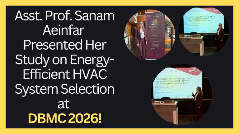 Asst. Prof. Sanam Aeinfar Presented Her Study on Energy-Efficient HVAC System Se...