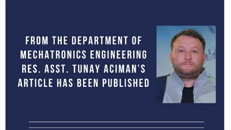 The Article of Our Department Faculty Member Has Been Published