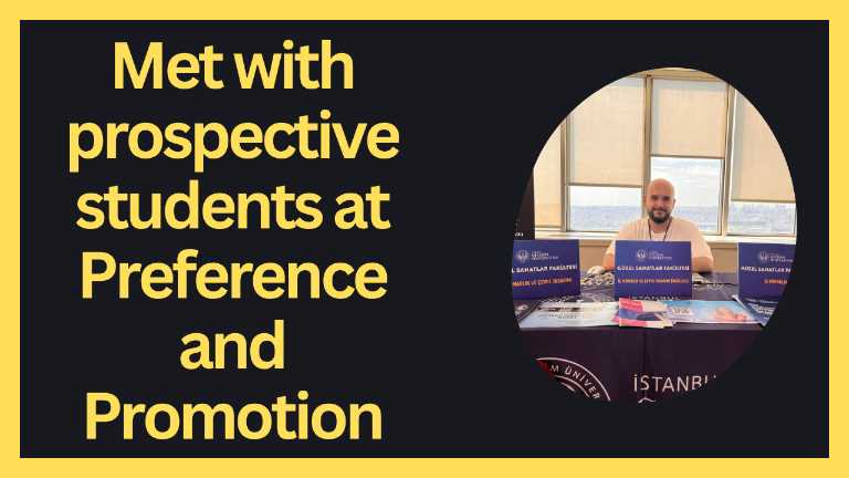 Met with prospective students at Preference and Promotion Days!