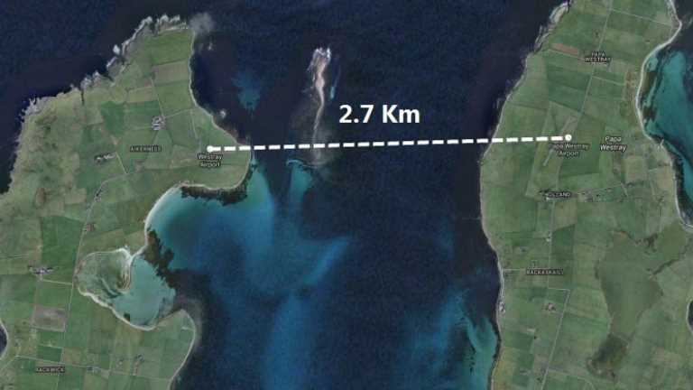 Shortest Scheduled Flight: 90 Seconds