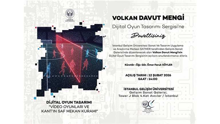 Volkan Davut Mengi’den “Dijital Oyun Tasarımı” Sergisi