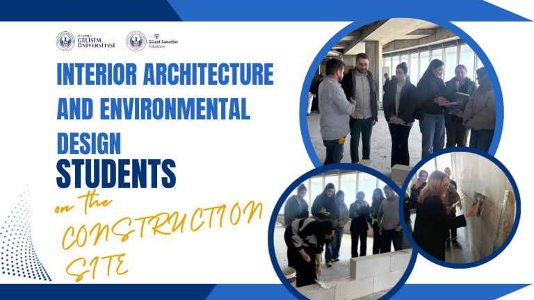 Interior Architecture and Environmental Design Students on the Construction Site!