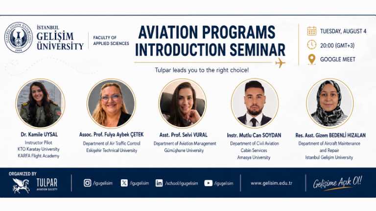 Istanbul Gelisim University’s Aircraft Maintenance and Repair Department Represe...
