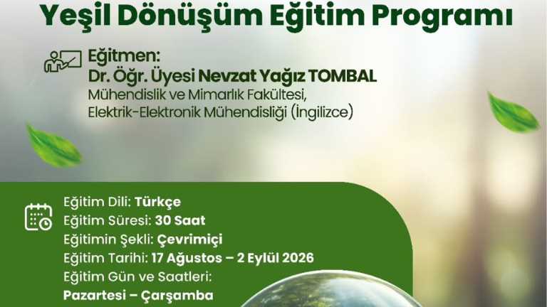Our Department Chair, Asst. Prof. Nevzat Yağız Tombal, to Deliver Training at the Continuing Education Center (SEM)