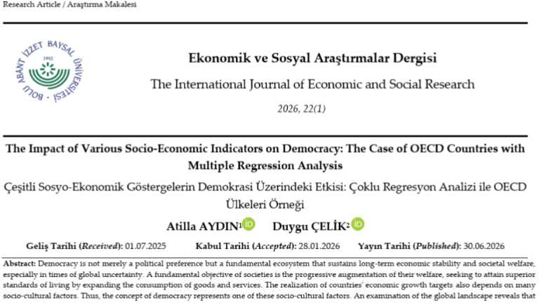 Akademik Başarılarımıza Bir Yenisi Daha Eklendi!