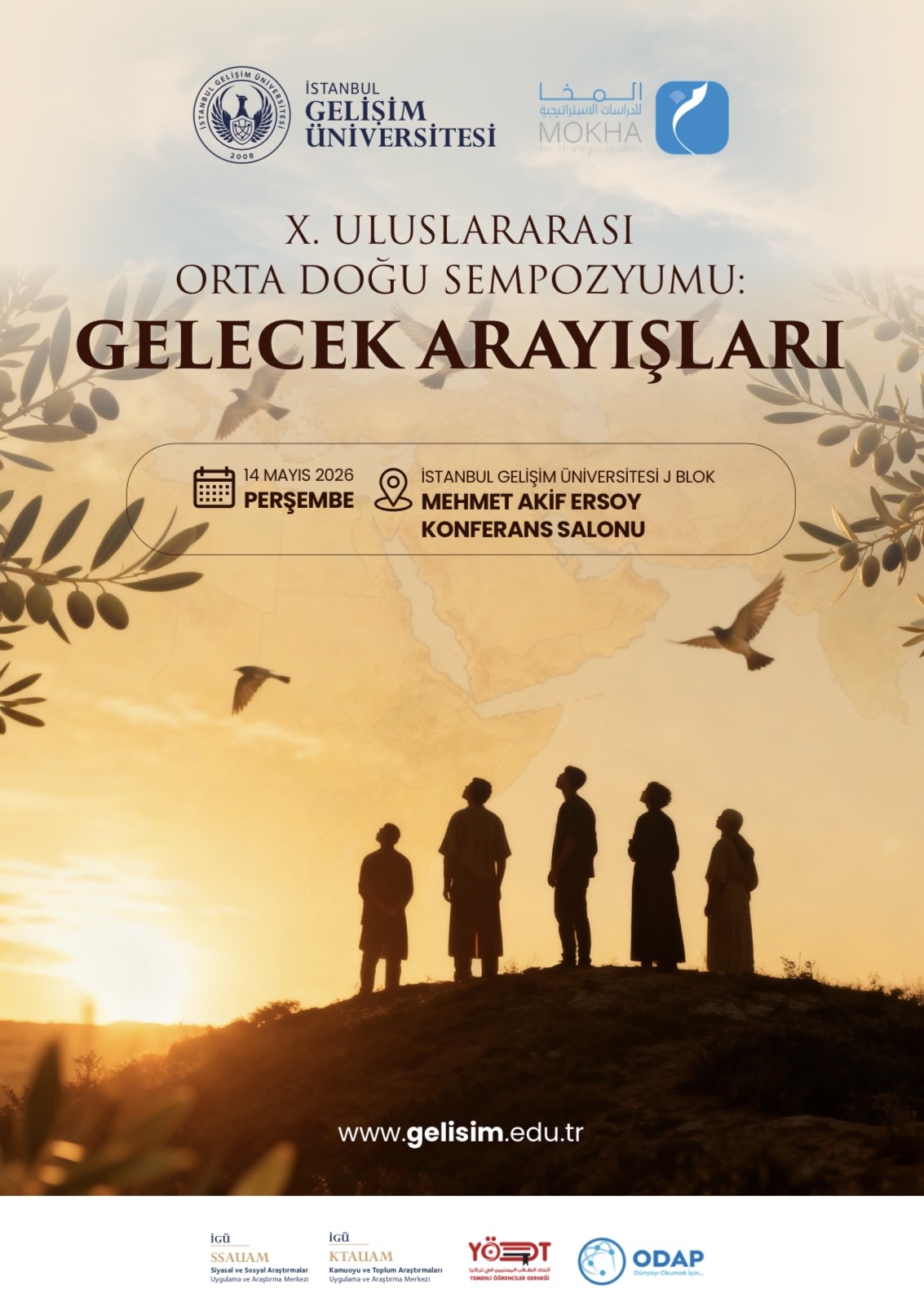 10. ORTA DOĞU SEMPOZYUMU AFİŞİ