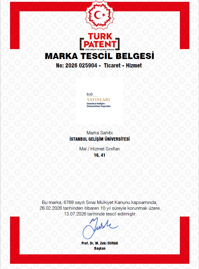 İGÜ Yayınları marka tescil