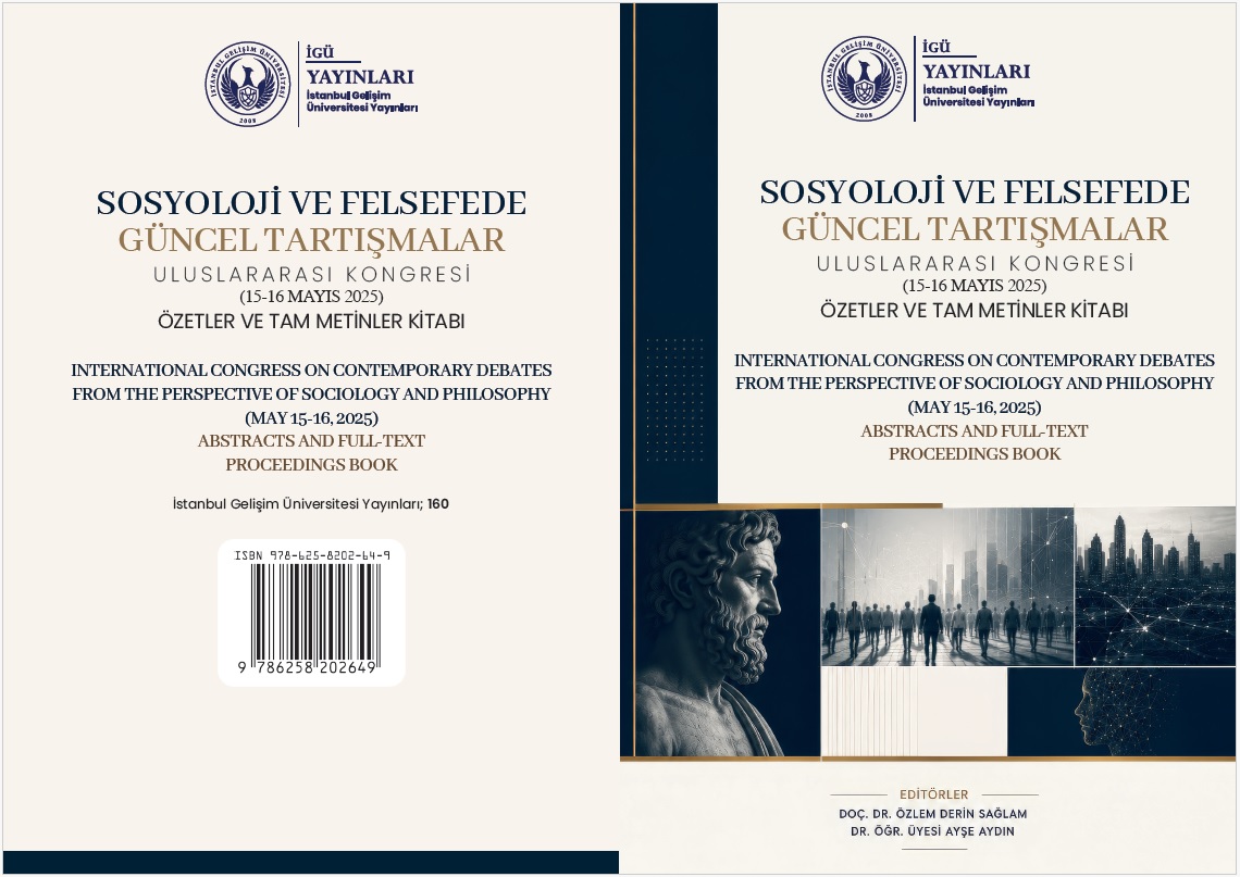 Sosyoloji ve Felsefede Güncel Tartışmalar Uluslararası Kongresi - Kapak