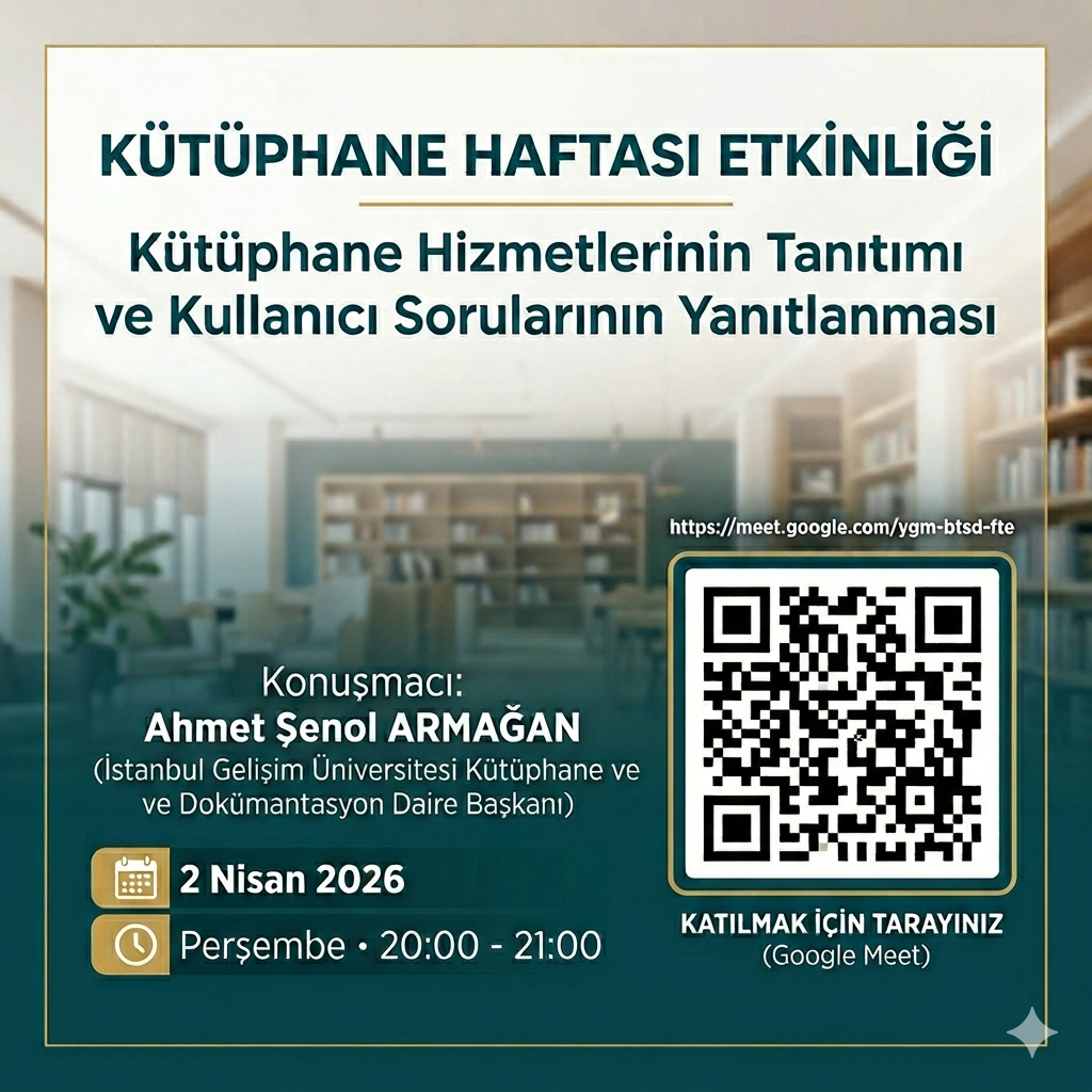 62. Kütüphane Haftası - Etkinlik