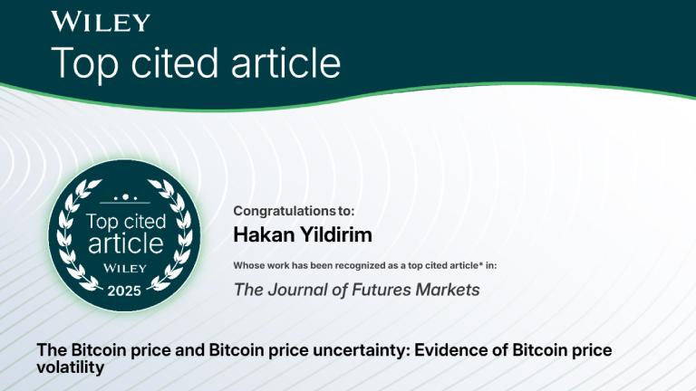 İGÜ Akademisyeninden Uluslararası Başarı: Wiley’dan “En Çok Atıf Alan Makale” Ödülü