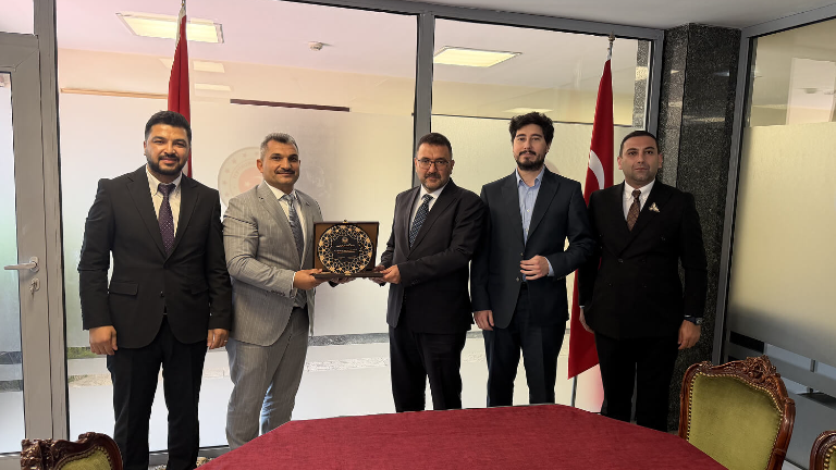 İGÜ’den Kabil’de Türkiye Büyükelçiliği’ne Nezaket Ziyareti