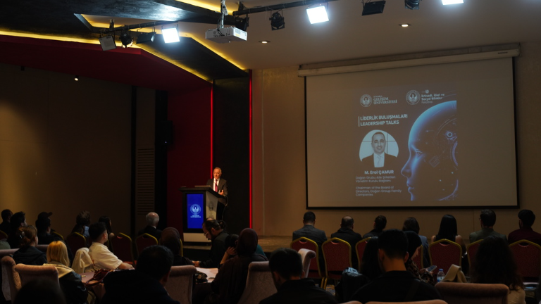 Leadership and Future Vision Come Together at IGU: Doğan Group Family Companies Board of Directors Chair M. Erol Çamur Meets with Students