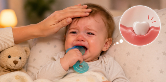 Diş Çıkarma Döneminde Ateş ve Huzursuzluk Normal mi? 