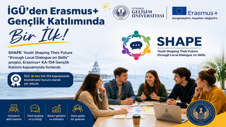 İGÜ’den Erasmus+ Gençlik Katılımında Bir İlk: SHAPE Projesi Fonlandı