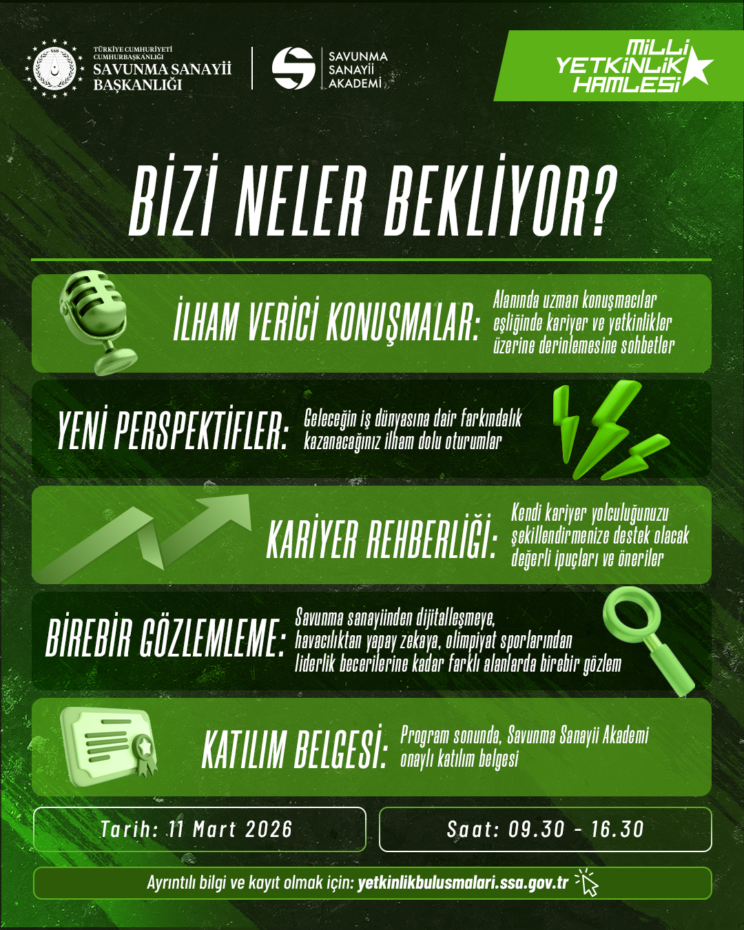 Kariyer ve Yetkinlik Buluşmaları-3 BAŞLIYOR!