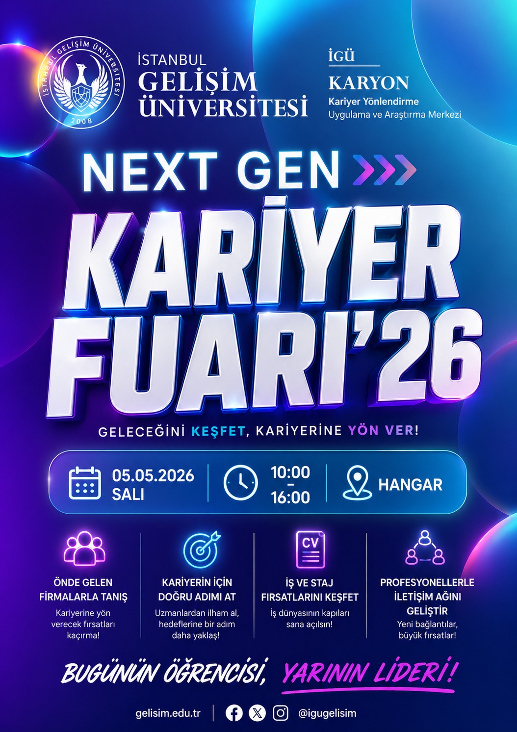 NEXT GEN KARİYER FUARI’26 BAŞLIYOR!