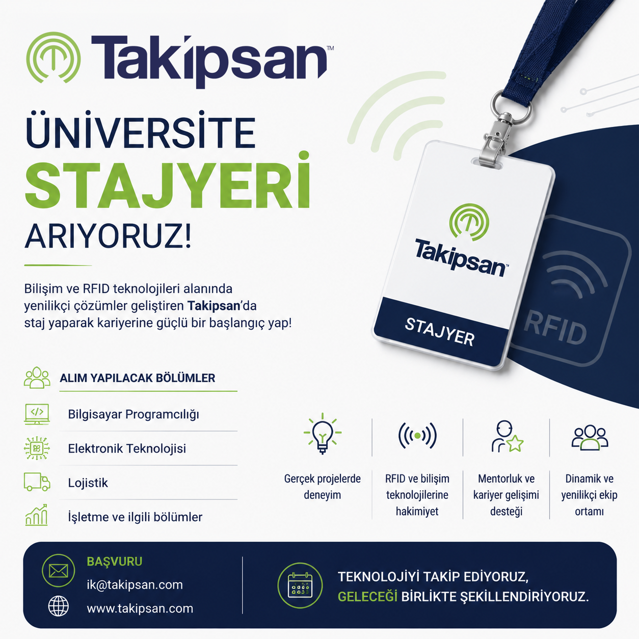 Takipsan Üniversite Stajyeri Alımı Başladı