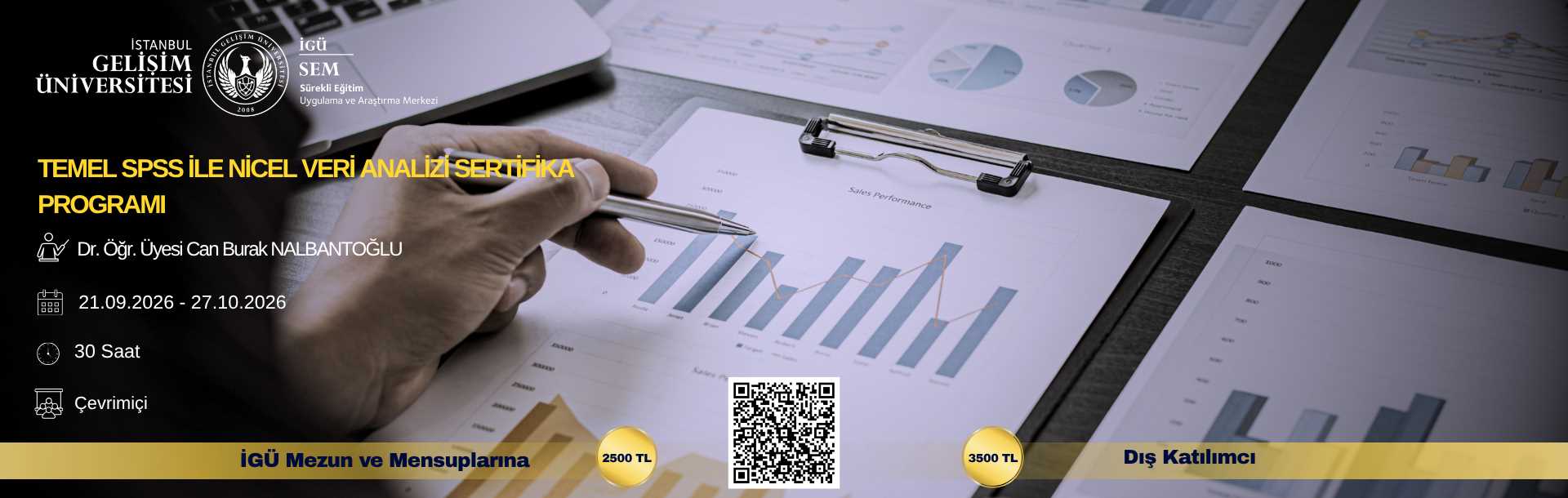 Temel SPSS ile Nicel Veri Analizi Sertifika Programı