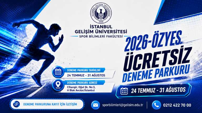 İstanbul Gelişim Üniversitesi'nden ÖZYES Adaylarına Ücretsiz Deneme Parkuru