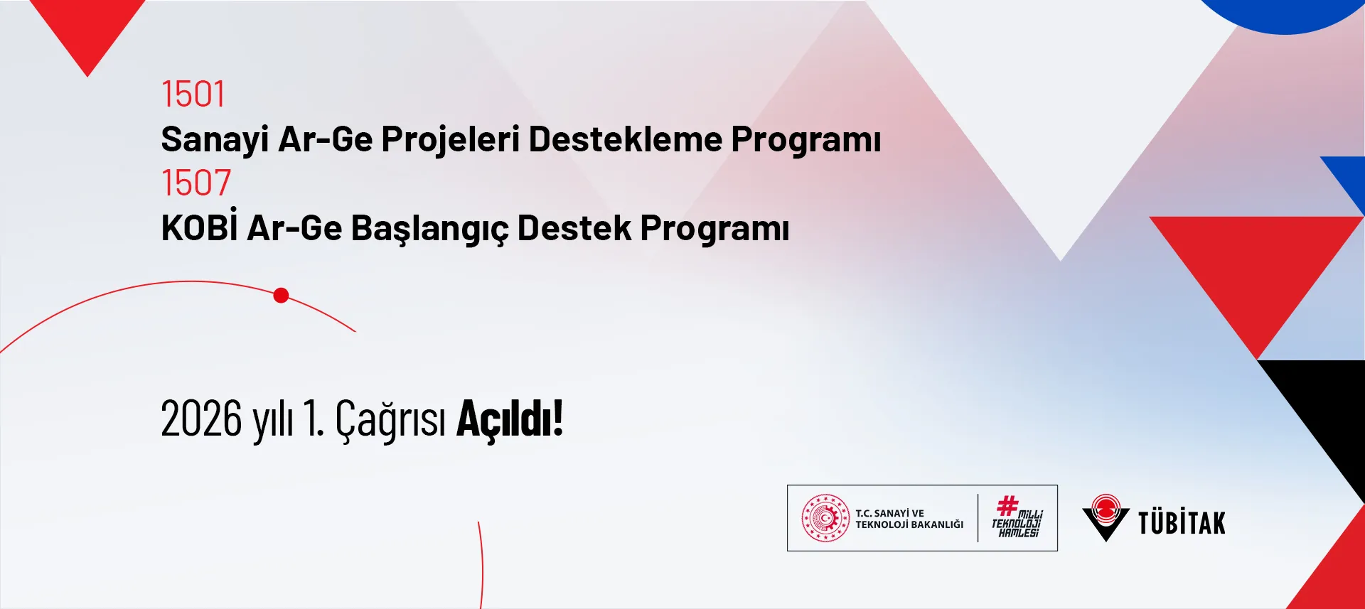 📢 TÜBİTAK 1501 & 1507 Destek Programları – 2026/1 Çağrısı Açıldı!